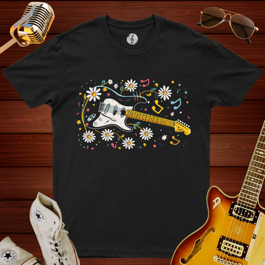 Electric Guitar Daisy T-Shirt