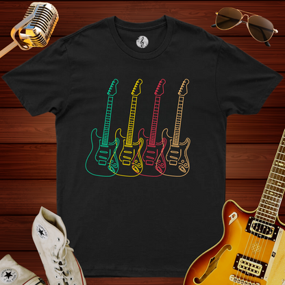 Guitar Rainbow T-Shirt