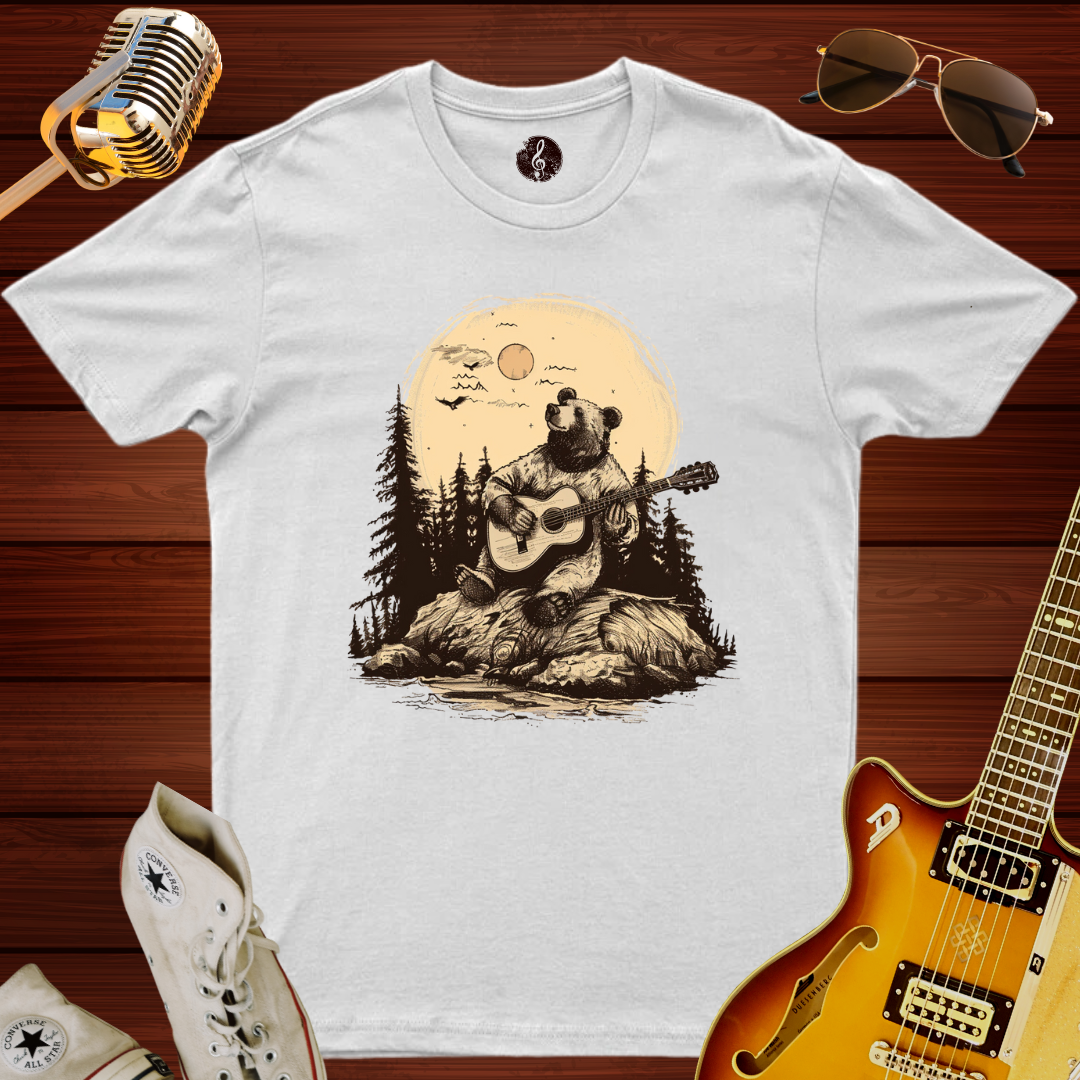 Bear Playing Guitar T-Shirt