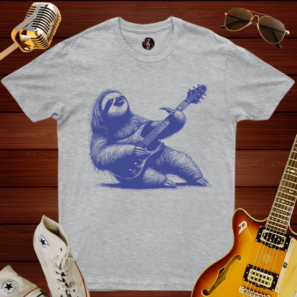 Sloth Playing Guitar T-Shirt