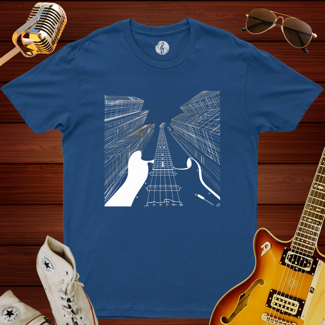 Skyscrapper As Guitar Necks T-Shirt