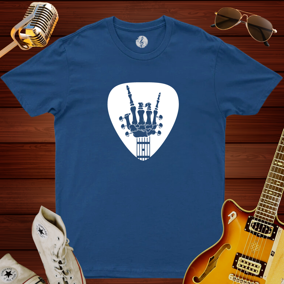 Skeleton Guitar Pick T-Shirt