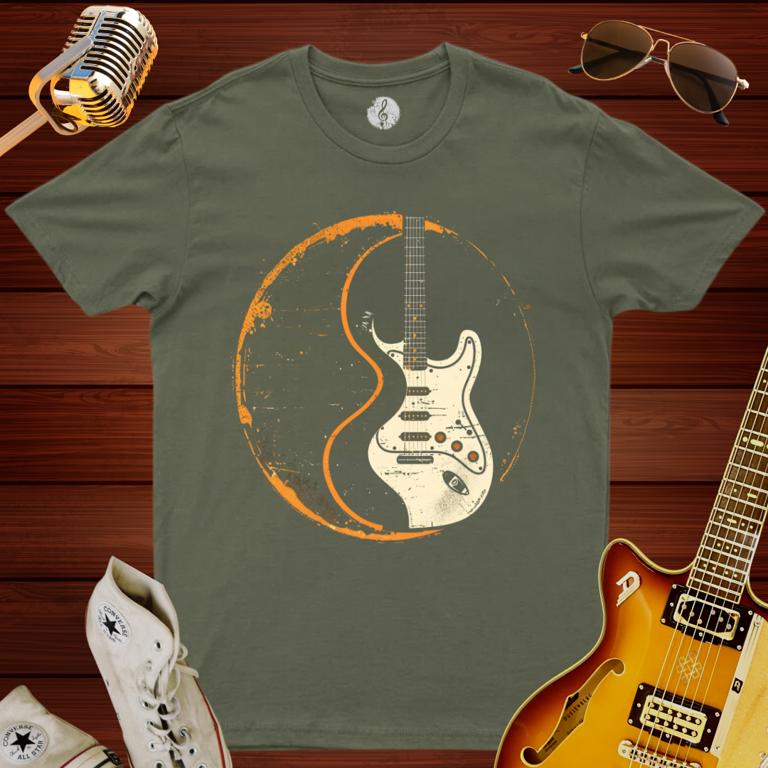 Ying Yang Guitar T-Shirt