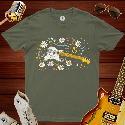 Electric Guitar Daisy T-Shirt