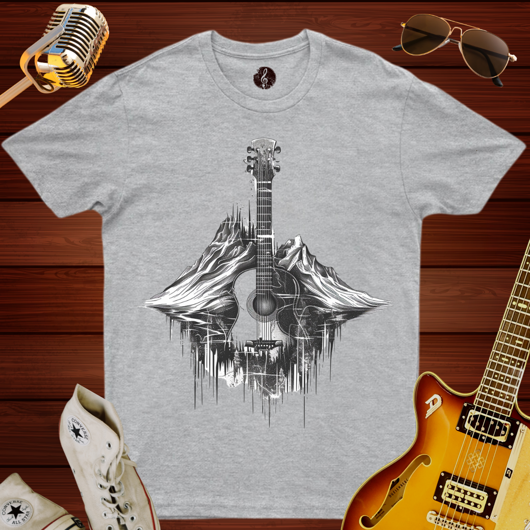 Mountain Melting Guitar T-Shirt