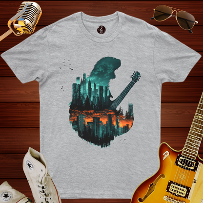 Godzilla Melting Guitar T-Shirt