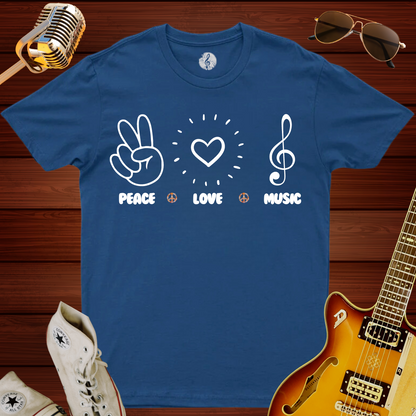 Peace Love Music T-Shirt