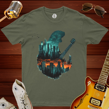 Godzilla Melting Guitar T-Shirt