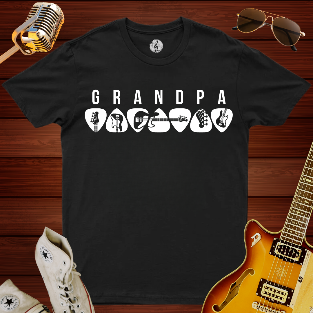 Bass Guitar Grandpa T-Shirt