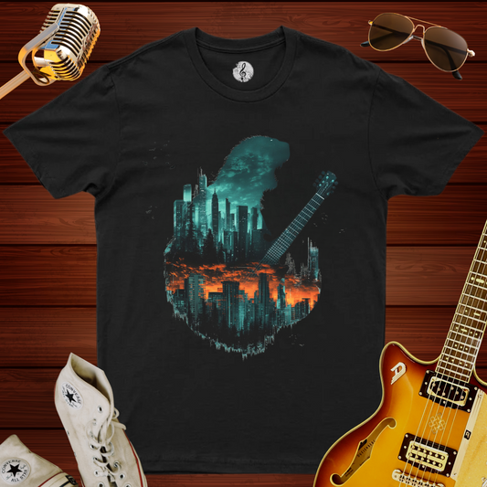 Godzilla Melting Guitar T-Shirt