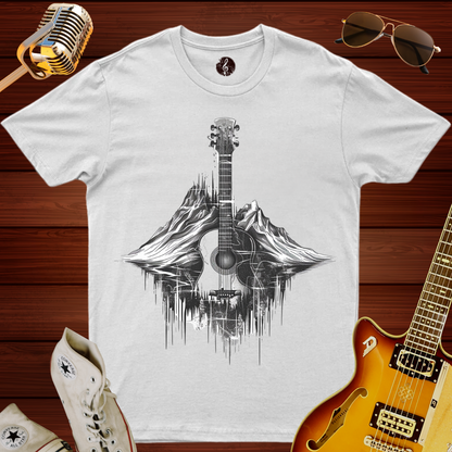 Mountain Melting Guitar T-Shirt