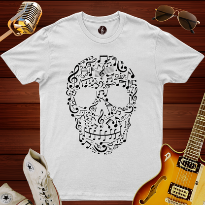 Music Skull Face T-Shirt