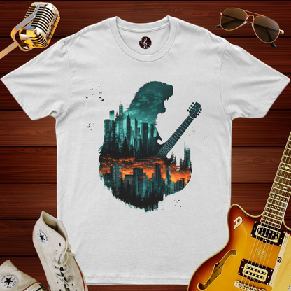 Godzilla Melting Guitar T-Shirt