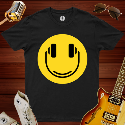 Smiley Headphone T-Shirt